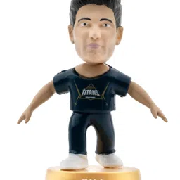 Aditi Toys Cricket Icons Action Figure Assorted Gujarat Titans Collectible Miniature Figurine, IPL Edition 360 Degree Rotatable Head, GT Cricket Player for Fans & Kids, Perfect Gift & Collectors Pack of 4 image 3