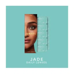 Swati Cosmetics Coloured Contact Lenses - Jade (1 Day, Power - 3.50) image 5