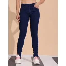 Dolce Crudo Navy Blue Flare Fit Jeans-picture-23