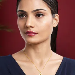 Peora Gold -Plated Pendant With Chain image 5