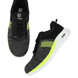 Ozarro Black Canvas Casual Shoes image 4