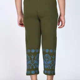 YK Girls Pack Of 3 Printed High Rise Lounge Pants image 4