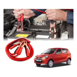 Auto Pearl 1.83 m (6 Ft) 500 A Heavy Duty Anti Tangle Battery Jumper Booster Cables for Maruti Suzuki Alto 800 (Pack of 2)-picture-25