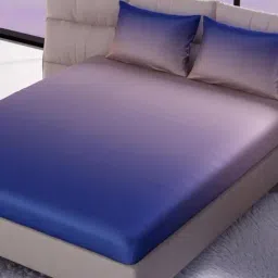 Stoa Paris Multicolor Polyester 300 TC King Bedsheet with 2 Pillow Covers image 3