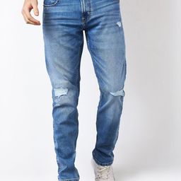 SPYKAR Men Cotton Relaxed Fit Mildly Distressed Mid-Rise Jeans-picture-10