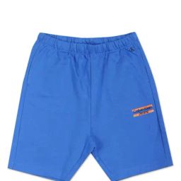 Calvin Klein Jeans Kids Corrib Blue Cotton Regular Fit Shorts-picture-1