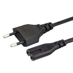 RODMED (1.5M 2-pin Universal Replacement AC Power Cord Cable Wire for LED TV, Printer,Laptop PC Notebook Computer, Play Station,Tape Recorder, Camera image 1