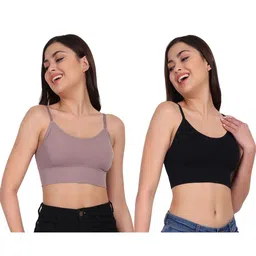 THE SHINE COLLECTION Pack of 2 Women Cotton Full Coverage Lightly Padded Bra image 5