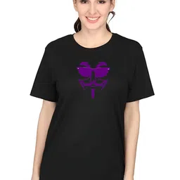 KAIDO Women Graphic Printed Round Neck Cotton Oversized T-shirt-image-23