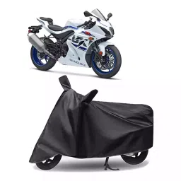 Auto Pearl Polyester Two Wheeler Cover for Suzuki GSX-R1000 ABS (Grey)-picture-13