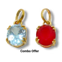 VANISHREE WORLD Yellow Brass Pearls Gold-Plated Pendant-picture-33