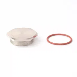 RS PRO M25 Blanking Plug Nickel Plated Brass Threaded 25.2 mm Hole Diameter, 2116791 (Bag of 5 Piece) image 2