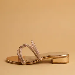 Eridani Women's Amber Rose Gold Casual Sandals-picture-28