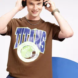 Aeropostale Relaxed Fit Graphic Printed Pure Cotton T-shirt-image-49