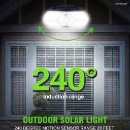 Homehop 124 LED Solar Motion Sensor Wall Light image 4