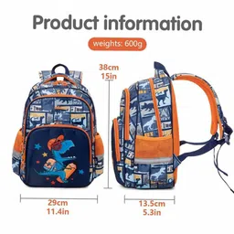 YK Unisex Kids Graphic Backpack image 3