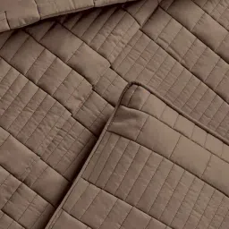 DDECOR Live beautiful Geometric Castle Cappuccino 210 TC Cotton Comforters - Set of 3 image 2