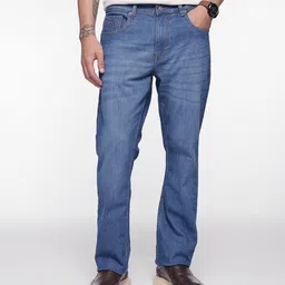 French Connection Men Straight Fit Light Fade Stretchable Jeans image 2