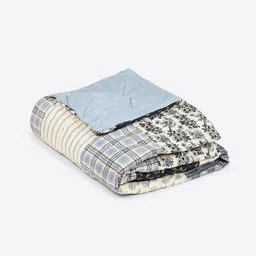 Monte Carlo Grey & Black Ethnic Motifs AC Room 150 GSM Double Bed Comforter image 3