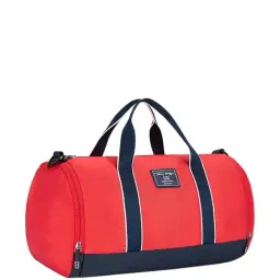 Tommy Hilfiger Garret Polyester Gym Bag Duffel - Red+Navy image 4