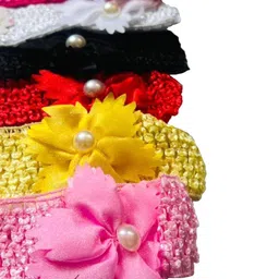 VAGHBHATT Girl Set of 6 Embellished Hairband image 5