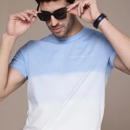 French Connection Ombre Effect Pure Cotton T-shirt-picture-37