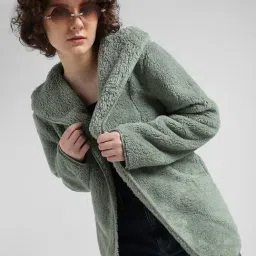 Only Green Relaxed Fit Coat-picture-43