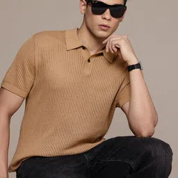 GAP Self Designed Polo Collar Pure Cotton T-shirt-picture-38
