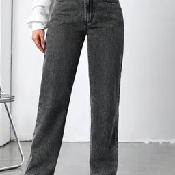 NU CLOTHS Women Comfort High-Rise Stretchable Wide Leg Jeans-picture-24