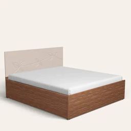 Godrej Interio Upmods Leef Engineered Wood Queen Box Bed - Brown & Cream, Knock Down-picture-21