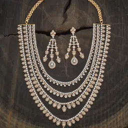 Kushal's Fashion Jewellery Gold-Plated Zircon Studded Party Jewellery Set-picture-36