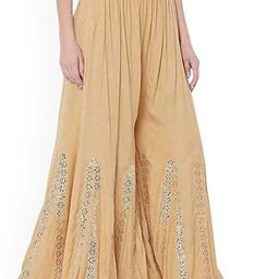 SRISARAS Women Solid Mid-Rise Loose Fit Trousers-picture-16