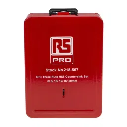 RS PRO Countersink 6 mm, 8 mm, 10 mm, 12 mm, 16 mm, 20 mm Set of 6 Piece Model No 218567 image 5