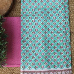 Weaves of Tradition Printed Pure Cotton Unstitched Dress Material-picture-34