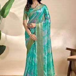 SARTHI FASHION HUB Silk Blend Saree-image-53