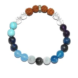 Divine souvenirs Unisex Artificial Beaded Elasticated Bracelet-picture-42