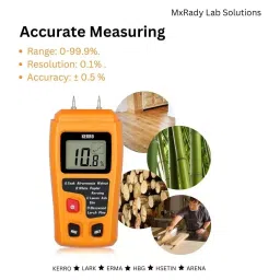 KERRO Wood Moisture Meter with 0-99% Measurement Range and 0.1% Resolution, KT-10 image 5