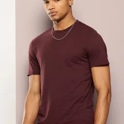 Kook N Keech Textured Crew Neck T-shirt image 2
