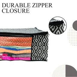 AMAK INC Black Fabric Multi-Utility Wardrobe Organisers image 5