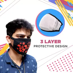 Oriley 3 Layer Reusable Face Mask OR3MS2 (Pack of 5 Pcs) image 5