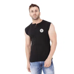 BEYOU FASHION Henley Neck Slim Fit T-Shirt-picture-36