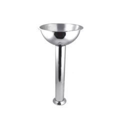 Jayna Pelican 410x370 mm Matt Finish Stainless Steel Wash Basin with Pedestal Stand, RBPS 01-picture-15