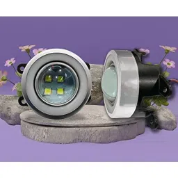 Auto Pearl Projector 3x1 DRL LED Metal Car Fog Light Compatible For Maruti Suzuki Sx4, Drl4LedSwiftX_SX4 (Set of 2) image 4