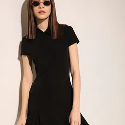 ONLY Women Solid Fit and Flare Mini Dress-picture-24