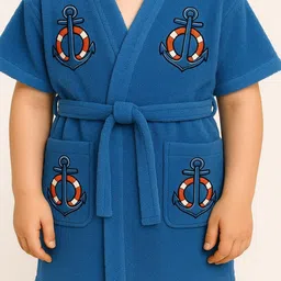 GAB Kids Printed Pure Cotton 500 Gsm Bath Robe-picture-30