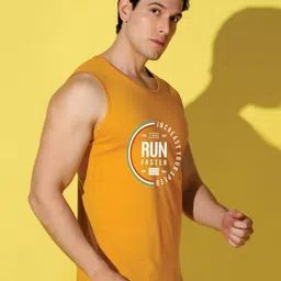 WOOSTRO Men Typography Printed Applique Slim Fit T-shirt image 3