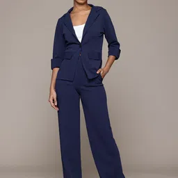 Roadster Women Solid Co-Ords Set image 5