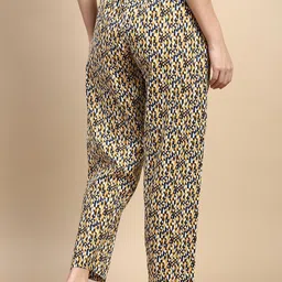 Kryptic Pack Of 2 Printed Pure Cotton Relaxed Fit Lounge Pants image 4