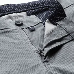 Allen Solly Men Textured Slim Fit Chinos image 3