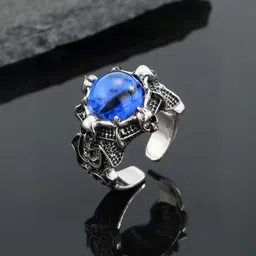 Teeragaj Stone-Studded Adjustable Finger Ring-image-30